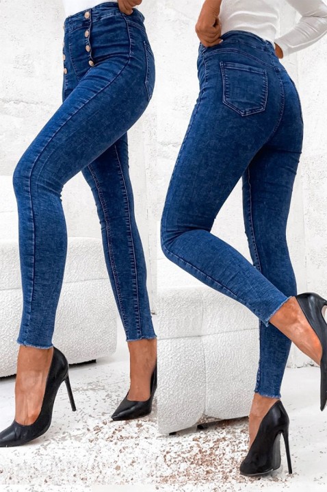 Τζιν KASIONELA, Χρώμα: μπλε, IVET.EU - Εκπτώσεις έως -80%