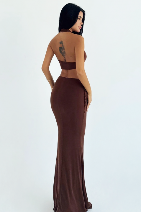 Φόρεμα ROSINZA BROWN, Χρώμα: καφέ, IVET.EU - Εκπτώσεις έως -80%