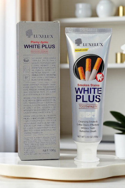 Πάστα λεύκανσης LUXELUX White PlusIVET.EU - Εκπτώσεις έως -80%