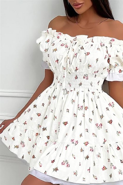 Φόρεμα KALIPESA ECRU, Χρώμα: εκρού, IVET.EU - Εκπτώσεις έως -80%