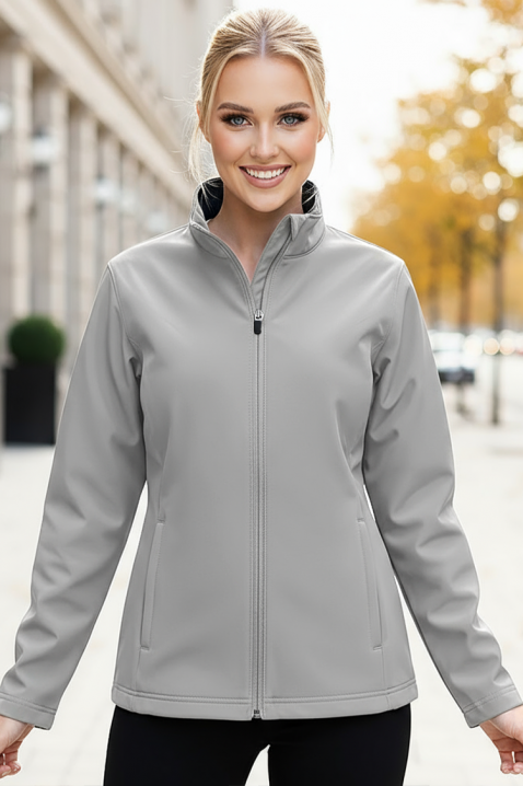 Μπουφάν VIODERZA GREY, Χρώμα: γκρι, IVET.EU - Εκπτώσεις έως -80%