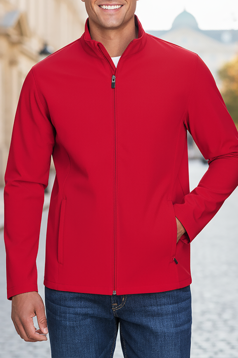 Ανδρικό μπουφάν RETELO, Χρώμα: κόκκινο, IVET.EU - Εκπτώσεις έως -80%