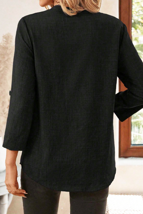Γυναικεία μπλούζα ZARLONRA BLACK, Χρώμα: μαύρο, IVET.EU - Εκπτώσεις έως -80%