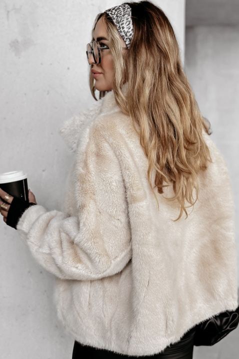 Μπουφάν ISLANDA ECRU, Χρώμα: εκρού, IVET.EU - Εκπτώσεις έως -80%