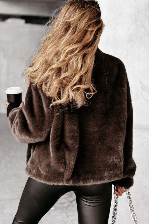 Μπουφάν ISLANDA BROWN, Χρώμα: καφέ, IVET.EU - Εκπτώσεις έως -80%