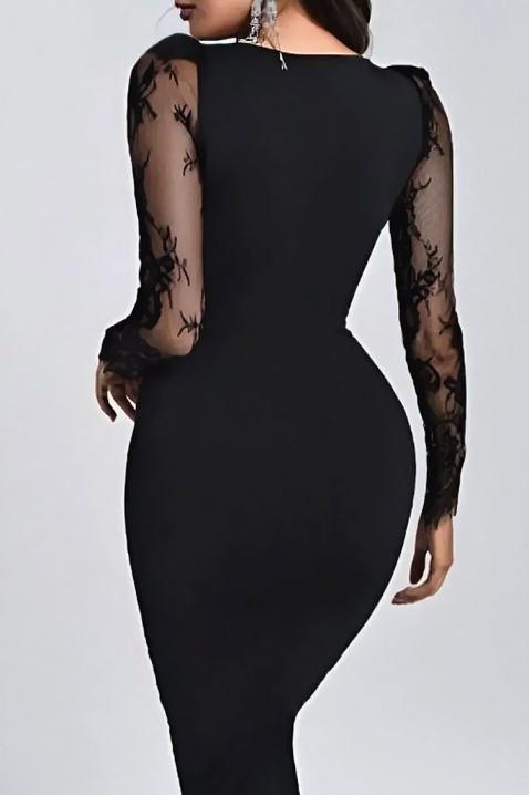 Φόρεμα MANTELJA, Χρώμα: μαύρο, IVET.EU - Εκπτώσεις έως -80%