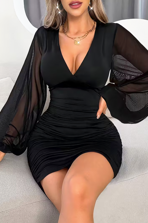 Φόρεμα GIOMELFA, Χρώμα: μαύρο, IVET.EU - Εκπτώσεις έως -80%