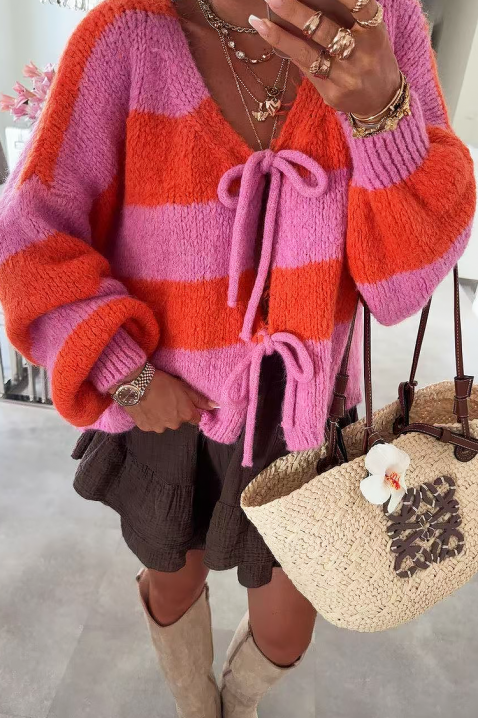 Ζακέτα KERENZA PINK, Χρώμα: ροζ, IVET.EU - Εκπτώσεις έως -80%