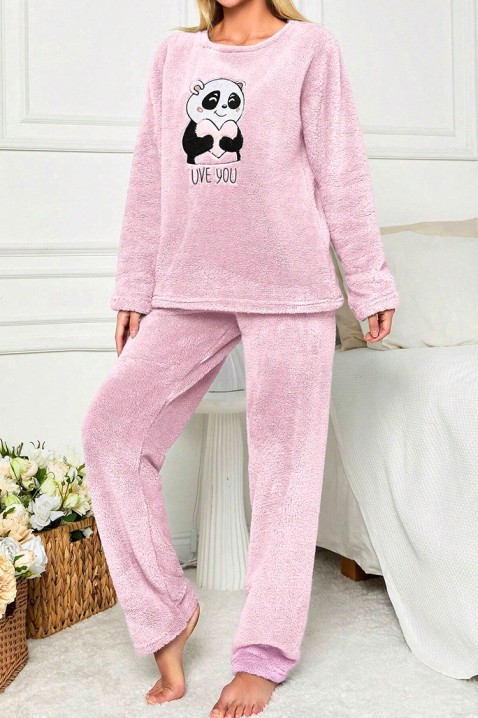 Πιτζάμα AGAVINA PINK, Χρώμα: ροζ, IVET.EU - Εκπτώσεις έως -80%
