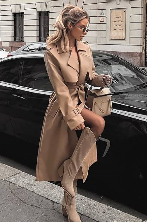 Καμπαρντίνα FENZOLDA BEIGE, Χρώμα: μπεζ, IVET.EU - Εκπτώσεις έως -80%
