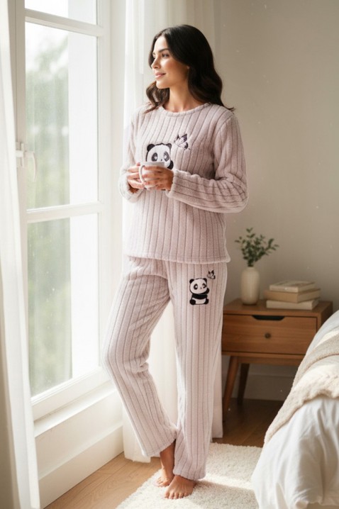 Πιτζάμα PERIOLDA BEIGE, Χρώμα: μπεζ, IVET.EU - Εκπτώσεις έως -80%