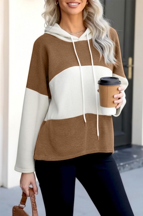 Φούτερ GRANZALIA BROWN, Χρώμα: χρωματιστό, IVET.EU - Εκπτώσεις έως -80%