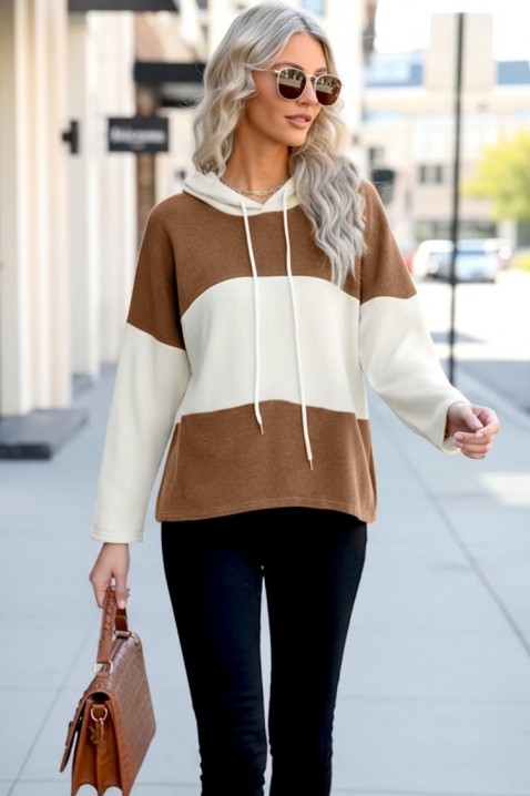 Φούτερ GRANZALIA BROWN, Χρώμα: χρωματιστό, IVET.EU - Εκπτώσεις έως -80%