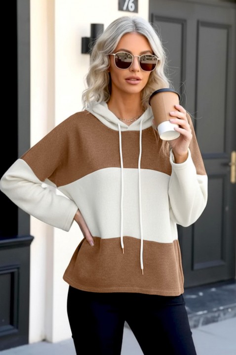 Φούτερ GRANZALIA BROWN, Χρώμα: χρωματιστό, IVET.EU - Εκπτώσεις έως -80%