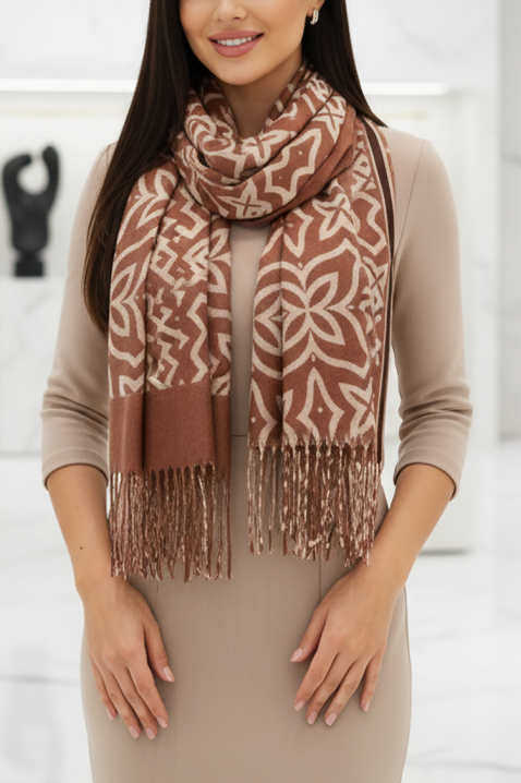 Κασκόλ LORBELZA BEIGE, Χρώμα: μπεζ, IVET.EU - Εκπτώσεις έως -80%