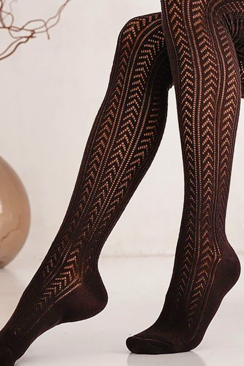 Κάλτσες MEGNOLFA BROWN, Χρώμα: καφέ, IVET.EU - Εκπτώσεις έως -80%