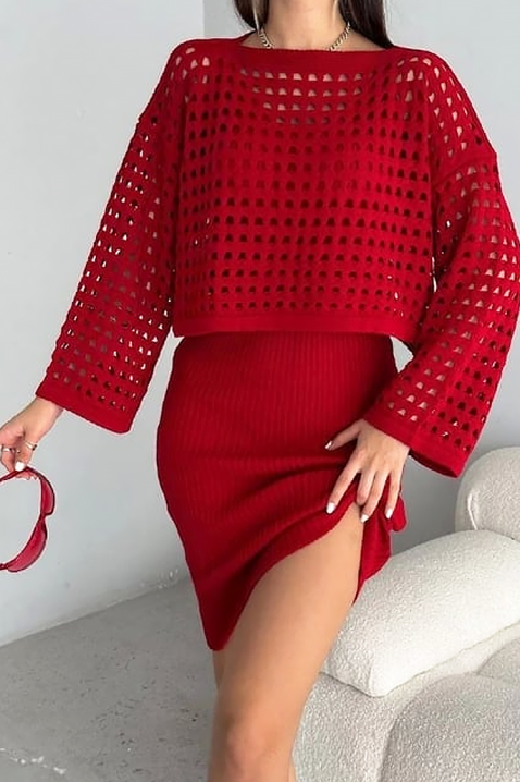 Σύνολο MUGLERA, Χρώμα: κόκκινο, IVET.EU - Εκπτώσεις έως -80%