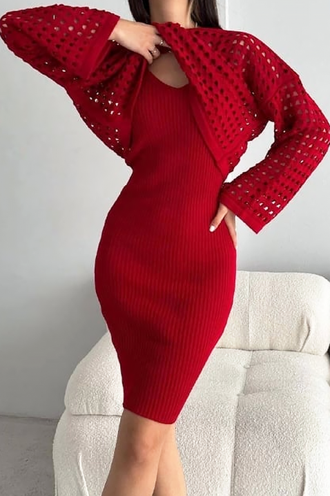 Σύνολο MUGLERA, Χρώμα: κόκκινο, IVET.EU - Εκπτώσεις έως -80%