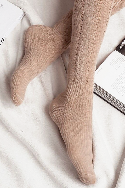 Κάλτσες PRONELMA BEIGE, Χρώμα: μπεζ, IVET.EU - Εκπτώσεις έως -80%