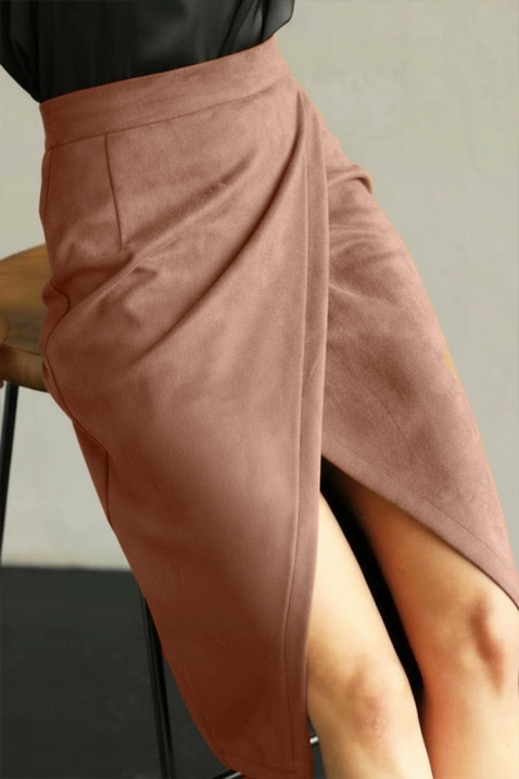 Φούστα MARINEJA BROWN, Χρώμα: καφέ, IVET.EU - Εκπτώσεις έως -80%