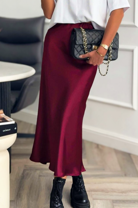 Φούστα MIOREHA BORDO, Χρώμα: μπορντό, IVET.EU - Εκπτώσεις έως -80%