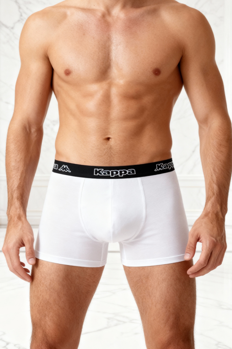 Ανδρικό μποξεράκι KAPPA, Χρώμα: άσπρο, IVET.EU - Εκπτώσεις έως -80%