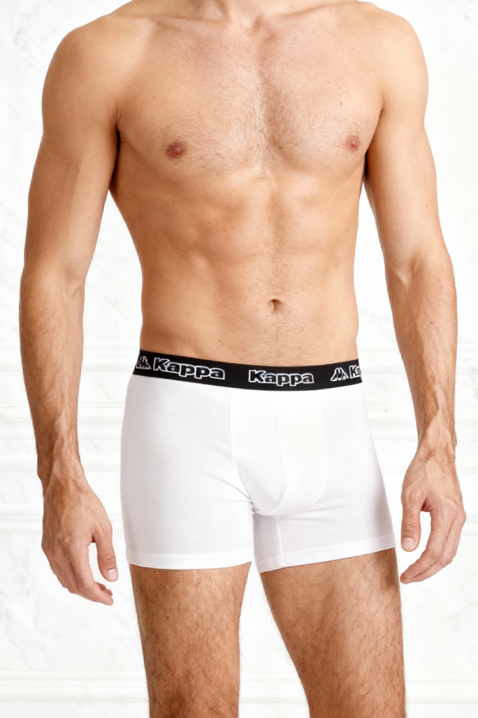 Ανδρικό μποξεράκι KAPPA, Χρώμα: άσπρο, IVET.EU - Εκπτώσεις έως -80%