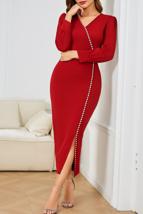 Φόρεμα BILANDA RED, Χρώμα: κόκκινο, IVET.EU - Εκπτώσεις έως -80%