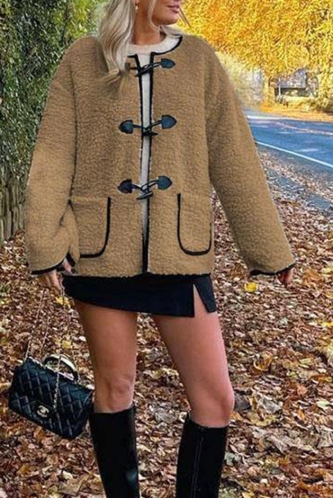 Μπουφάν WINDOLFA BEIGE, Χρώμα: μπεζ, IVET.EU - Εκπτώσεις έως -80%