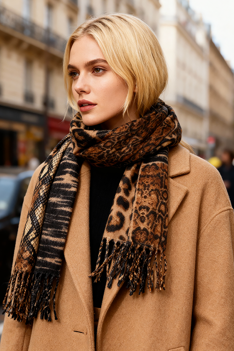 Κασκόλ MISKONA, Χρώμα: χρωματιστό, IVET.EU - Εκπτώσεις έως -80%