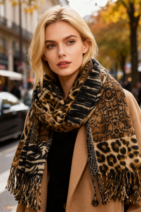 Κασκόλ MISKONA, Χρώμα: χρωματιστό, IVET.EU - Εκπτώσεις έως -80%