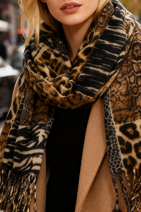 Κασκόλ MISKONA, Χρώμα: χρωματιστό, IVET.EU - Εκπτώσεις έως -80%