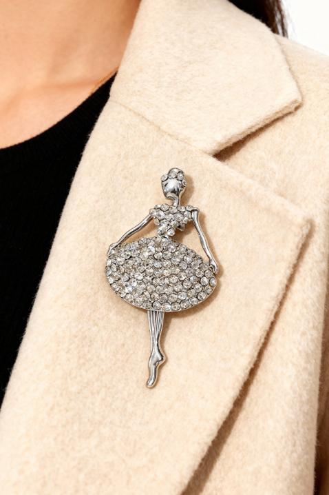 Καρφίτσα BALINZA SILVER, Χρώμα: ασημί, IVET.EU - Εκπτώσεις έως -80%