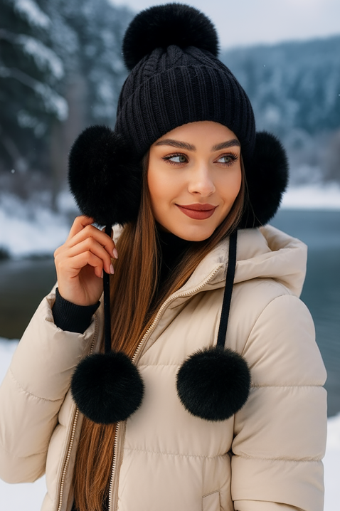 Καπέλο AVERSITA BLACK, Χρώμα: μαύρο, IVET.EU - Εκπτώσεις έως -80%