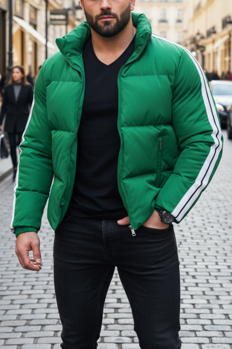 Ανδρικό μπουφάν OLFONSO GREEN, Χρώμα: πράσινο, IVET.EU - Εκπτώσεις έως -80%