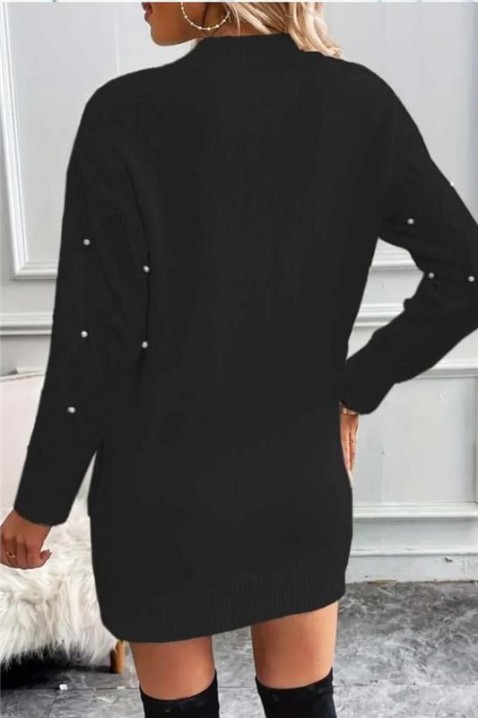 Φόρεμα BERTINDA BLACK, Χρώμα: μαύρο, IVET.EU - Εκπτώσεις έως -80%