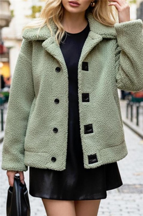 Μπουφάν MLINZENA KHAKI, Χρώμα: χακί, IVET.EU - Εκπτώσεις έως -80%