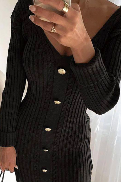 Φόρεμα VALERINA, Χρώμα: μαύρο, IVET.EU - Εκπτώσεις έως -80%