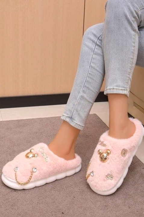 Γυναικείες παντόφλες DOVELJA PINK, Χρώμα: ροζ, IVET.EU - Εκπτώσεις έως -80%