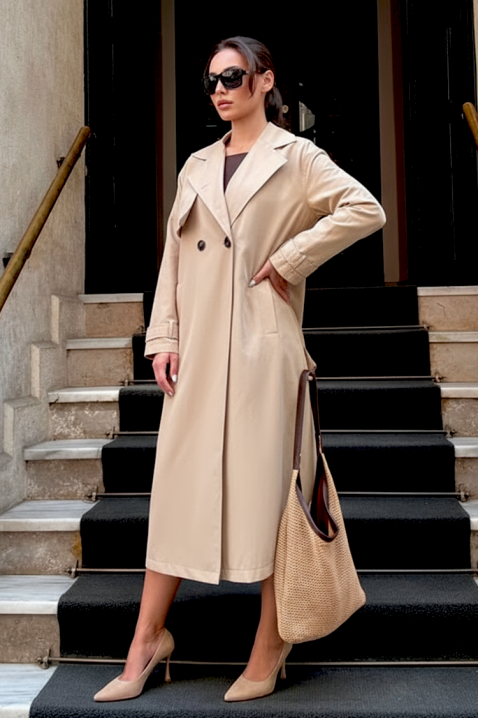 Καμπαρντίνα SPELVEZA BEIGE, Χρώμα: μπεζ, IVET.EU - Εκπτώσεις έως -80%