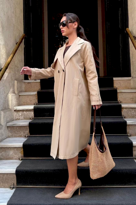 Καμπαρντίνα SPELVEZA BEIGE, Χρώμα: μπεζ, IVET.EU - Εκπτώσεις έως -80%
