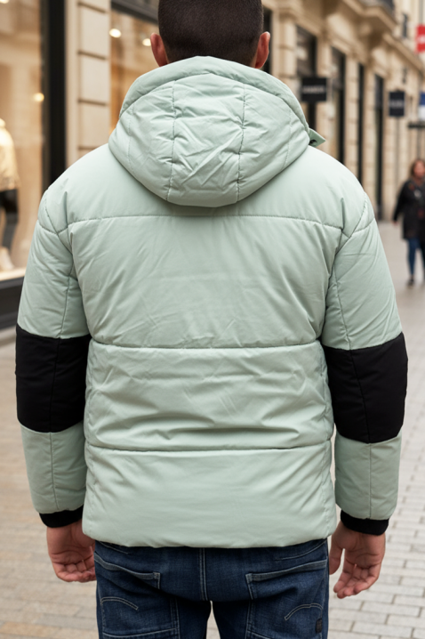 Ανδρικό μπουφάν POLUNO, Χρώμα: μέντα, IVET.EU - Εκπτώσεις έως -80%