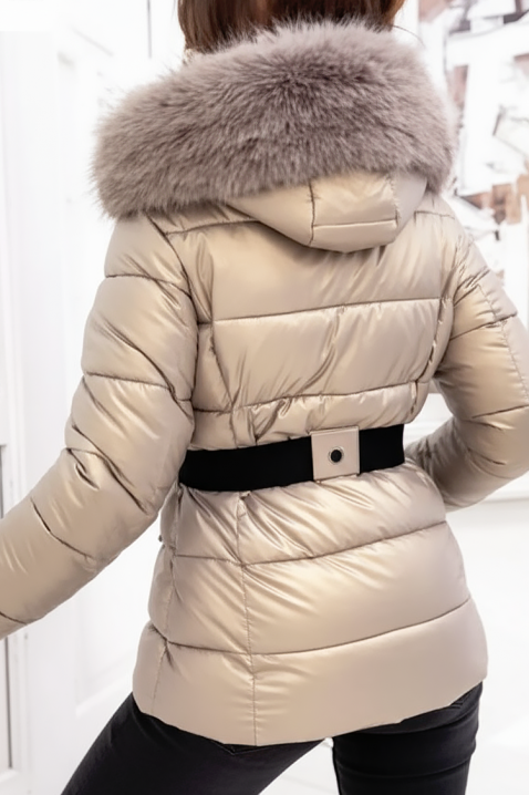 Μπουφάν KAMELZA BEIGE, Χρώμα: μπεζ, IVET.EU - Εκπτώσεις έως -80%