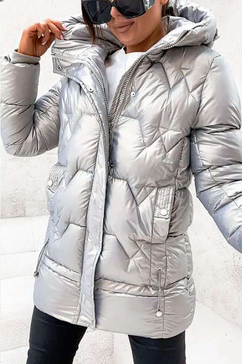 Μπουφάν LINVERDA SILVER, Χρώμα: ασημί, IVET.EU - Εκπτώσεις έως -80%