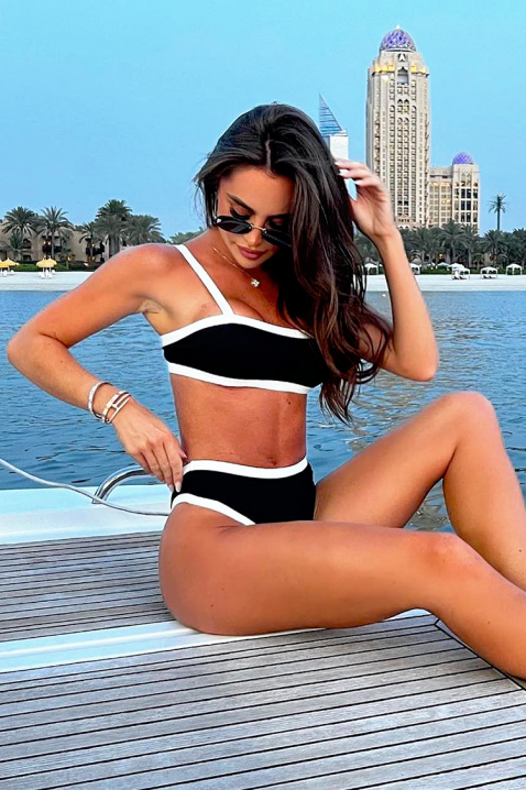 Μαγιό VOLMERFA, Χρώμα: μαύρο και άσπρο, IVET.EU - Εκπτώσεις έως -80%