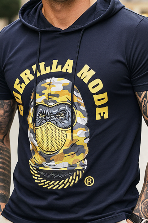 Ανδρική μπλούζα BRELON NAVY, Χρώμα: σκούρο μπλε, IVET.EU - Εκπτώσεις έως -80%