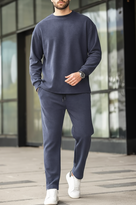 Ανδρικό σύνολο MERBEZO NAVY, Χρώμα: σκούρο μπλε, IVET.EU - Εκπτώσεις έως -80%