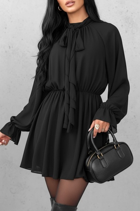 Φόρεμα BONSIANA BLACK, Χρώμα: μαύρο, IVET.EU - Εκπτώσεις έως -80%