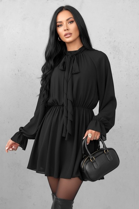 Φόρεμα BONSIANA BLACK, Χρώμα: μαύρο, IVET.EU - Εκπτώσεις έως -80%