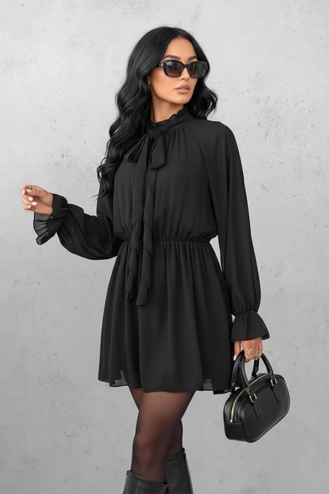 Φόρεμα BONSIANA BLACK, Χρώμα: μαύρο, IVET.EU - Εκπτώσεις έως -80%